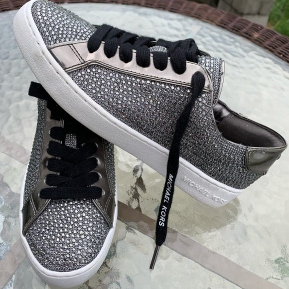 michael kors bling tennis shoes